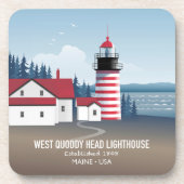 West Quoddy Head Lighthouse コースター (正面)