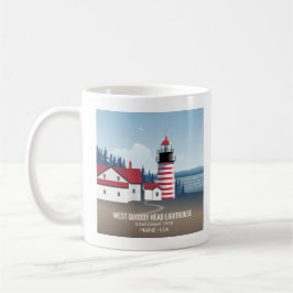 West Quoddy Head Lighthouse コーヒーマグカップ
