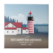 West Quoddy Head Lighthouse タイル (正面)