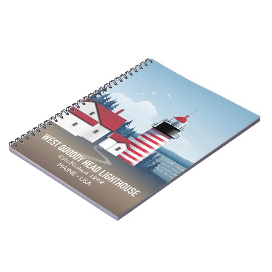 West Quoddy Head Lighthouse ノートブック (左側)