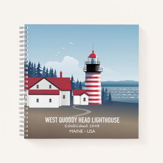 West Quoddy Head Lighthouse ノートブック (正面)