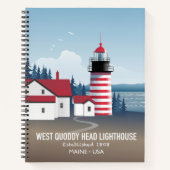 West Quoddy Head Lighthouse ノートブック (正面)