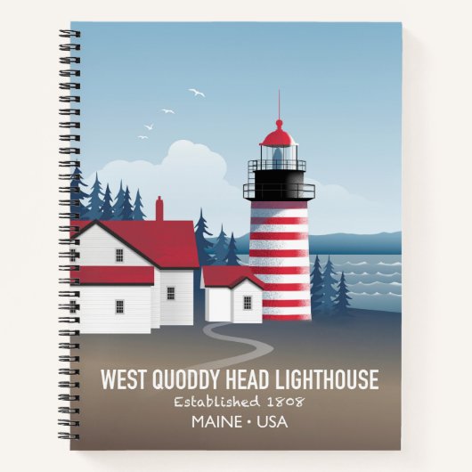 West Quoddy Head Lighthouse ノートブック (正面)