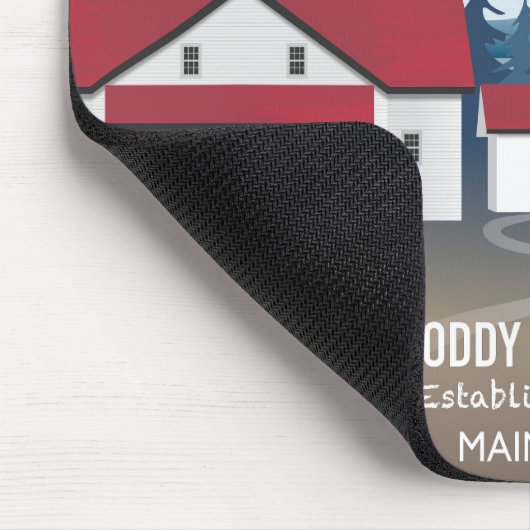 West Quoddy Head Lighthouse マウスパッド (コーナー)