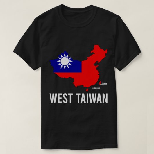 West Taiwan Shirt West Taiwan T-shirt West Taiwan  Tシャツ (デザイン正面)