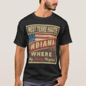 WEST TERRE HAUTE, IN It's beginning my Story Tシャツ (正面)