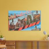 West Valley City, Utah – ラージ・レター・シーン キャンバスプリント (インサイチュ (リビング))