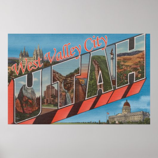 West Valley City, Utah – ラージ・レター・シーン ポスター (正面)