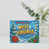 WEST VIRGINIAはがき ポストカード (スタンド正面)