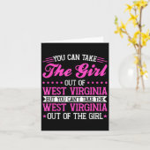 West Virginia Girl Can't Take Out The West Virgini カード (黄色い花)