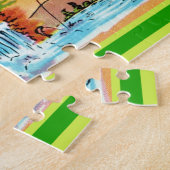  West Virginia Monongahela Valley Map ジグソーパズル (側面)