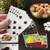 West Virginia Mountain State Playing Cards トランプ (インサイチュ)