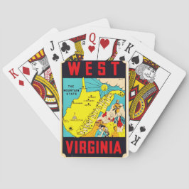 West Virginia Mountain State Playing Cards トランプ