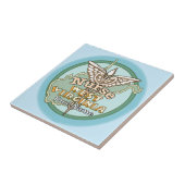 West Virginia Nurse Caduceus タイル (側面)