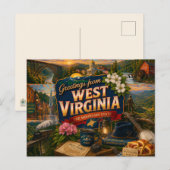 West Virginia Postcard ポストカード (正面/裏面)