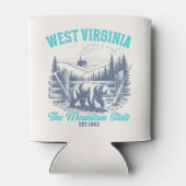 West Virginia The Mountain State 缶クーラー (裏面)
