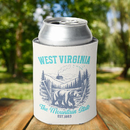 West Virginia The Mountain State 缶クーラー