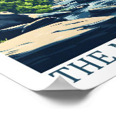 West Virginia the Mountain State USA Travel Place ポスター (角)