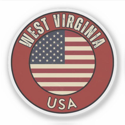 West Virginia  United States of America  シール (正面)