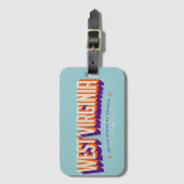 West Virginia USA ラゲッジタグ (正面縦)