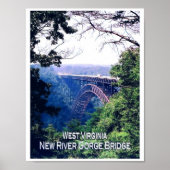 West Virginia - Usa - Mosaic - ポスター (正面)