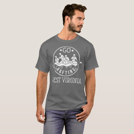 West Virginia Whitewater Rafting Premium Tシャツ (正面フル)
