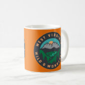 West Virginia Wild & Wonderful Mug コーヒーマグカップ (正面右)