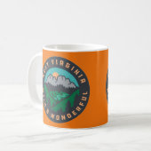 West Virginia Wild & Wonderful Mug コーヒーマグカップ (正面左)