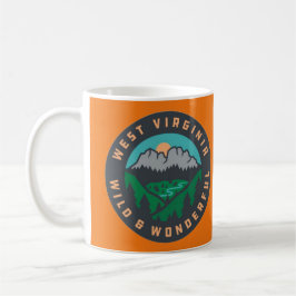  West Virginia Wild & Wonderful Mug コーヒーマグカップ