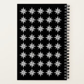 West Wind Postcards' Compass Logo Pattern ノートブック (裏面)
