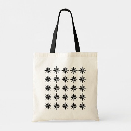 West Wind Postcards' Compass Logo Pattern Tote Bag トートバッグ (裏面)
