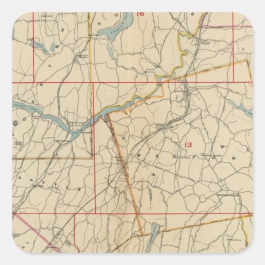 Westchester County、ニューヨーク2 スクエアシール (正面)