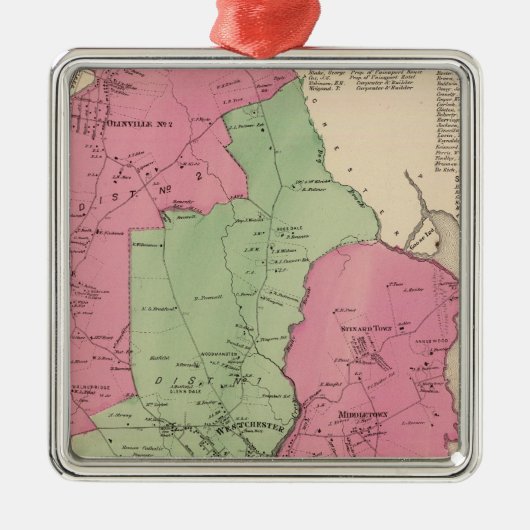 Westchester、NY メタルオーナメント (正面)