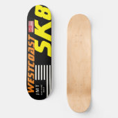 WESTCOAST SK8 8 1/2" スケートボードデッキ (正面)