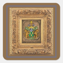 Westerfield Dutch Family Coat Of Arms. スクエアシール