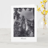 Westerkerk，アムステルダム教会 – 友人 カード (黄色い花)