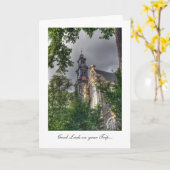 Westerkerk, Amsterdam – 旅の幸運 カード (黄色い花)