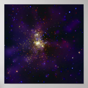 Westerlund 2の若い星団 ポスター