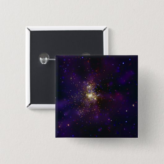 Westerlund 2、若い星団 缶バッジ (正面&裏面)