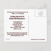 Western日付はがきを保存する 案内ポストカード (裏面)