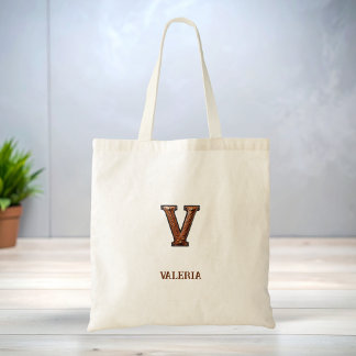 Western風 レザーイニシャルモノグラム V トートバッグ