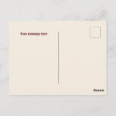 Western クール Bonfireの追加メッセージ ポストカード (裏面)