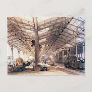 Western 素晴らし Railway:ブリストルで貨物倉庫 ポストカード