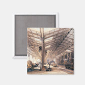 Western 素晴らし Railway：ブリストルで貨物倉庫 マグネット (正面/裏面)
