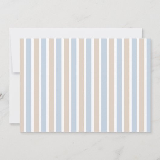 Western 1st Birthday Photo Invitation 招待状 (裏面)