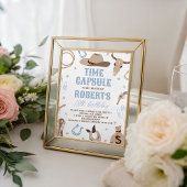 Western 1st Birthday Time Capsule Sign 台座サイン