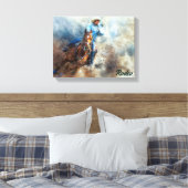 Western Art、Cowboy、Horse、Rodeo Canvas Print キャンバスプリント (インサイチュ (寝室))