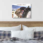 Western Art Horse Saddle Canvas Print キャンバスプリント (インサイチュ (寝室))