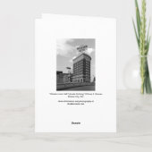 Western Auto Sign Black & White Architecture Photo カード (裏面)