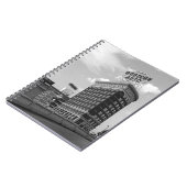 Western Auto Sign Black & White Architecture Photo ノートブック (左側)